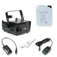 DJ Power DF-V9C Nebelmaschine mit Funk-Fernbedienung + 5L -E