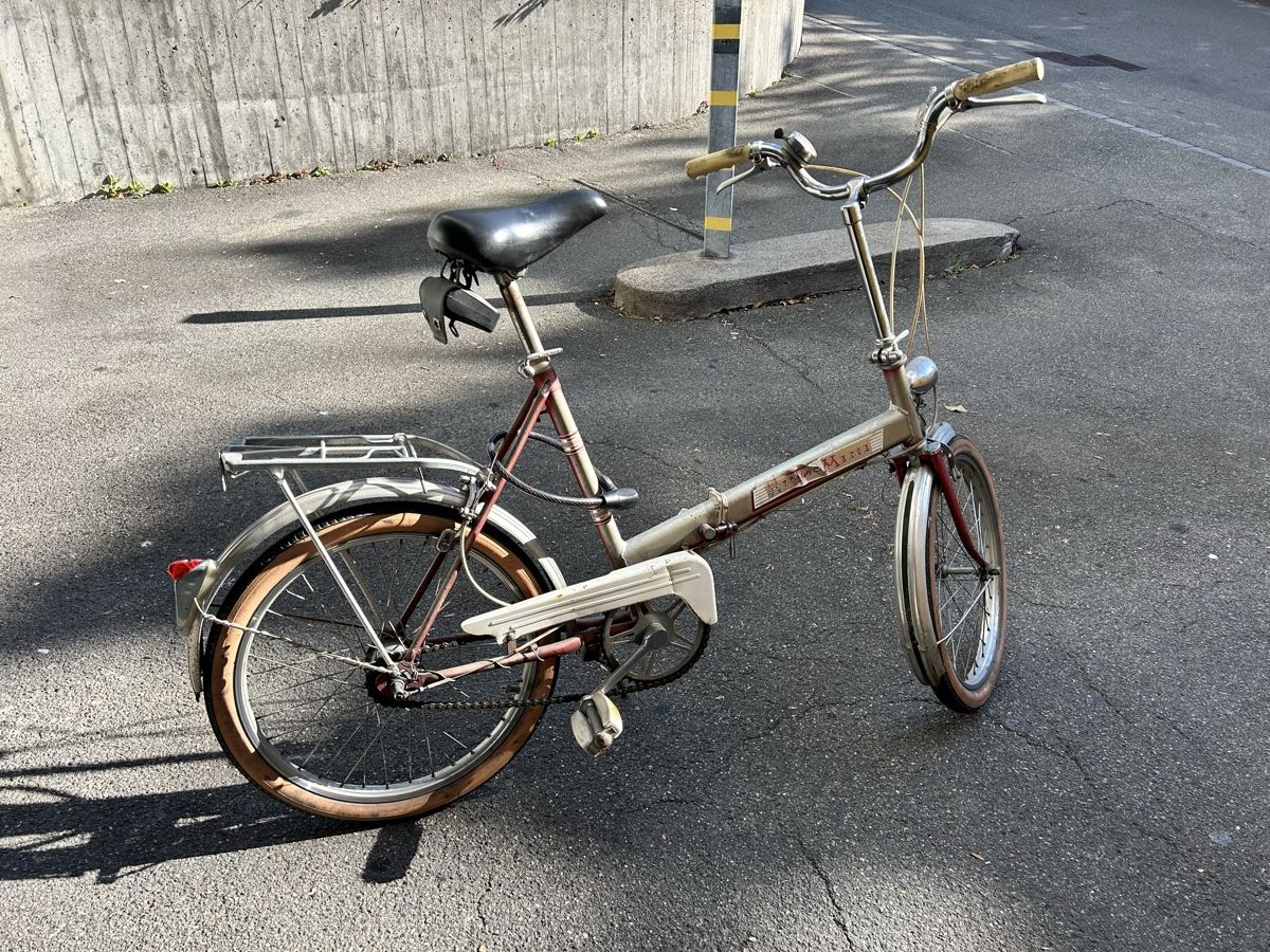 Biciclette: Auto-Mini Folding Bicycle Vintage Silver – Usato da Zürich venduto da mer_pr7h