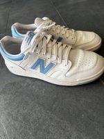 New Balance Sneaker weiss hellblau gebrauchter Zustand