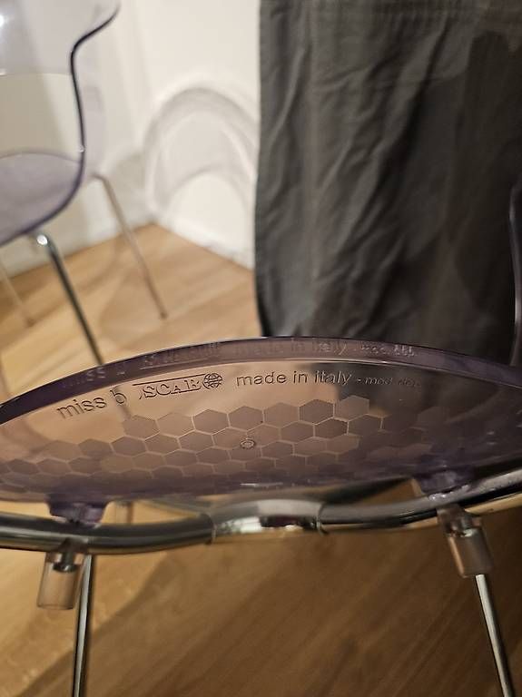 Sedie: Scab Schlittenstuhl Miss B Antishock Transparent – Usato da Bern venduto da Argia 4