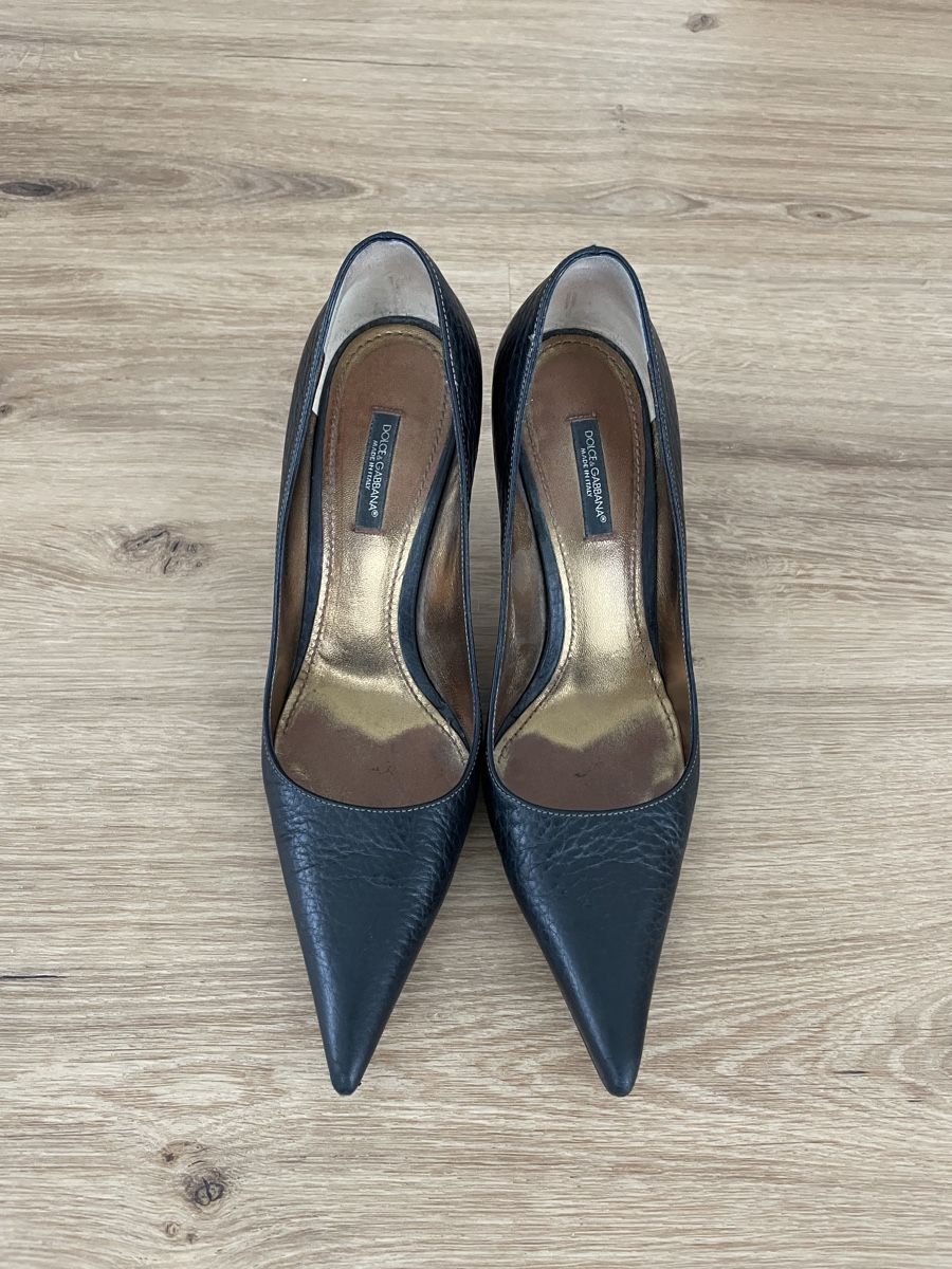 Dolce & Gabbana Damenschuhe: D&G Pumps Gr. 37 Leder schwarz – Gebraucht aus Weiningen ZH von Moma8055
