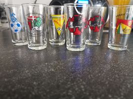 6 VERRES A VIN BLANC