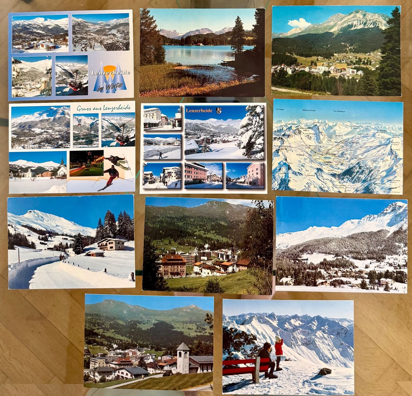 Cartoline postali: Lenzerheide - Lots 11 X Karte antik – Usato da Lutry venduto da Ediego