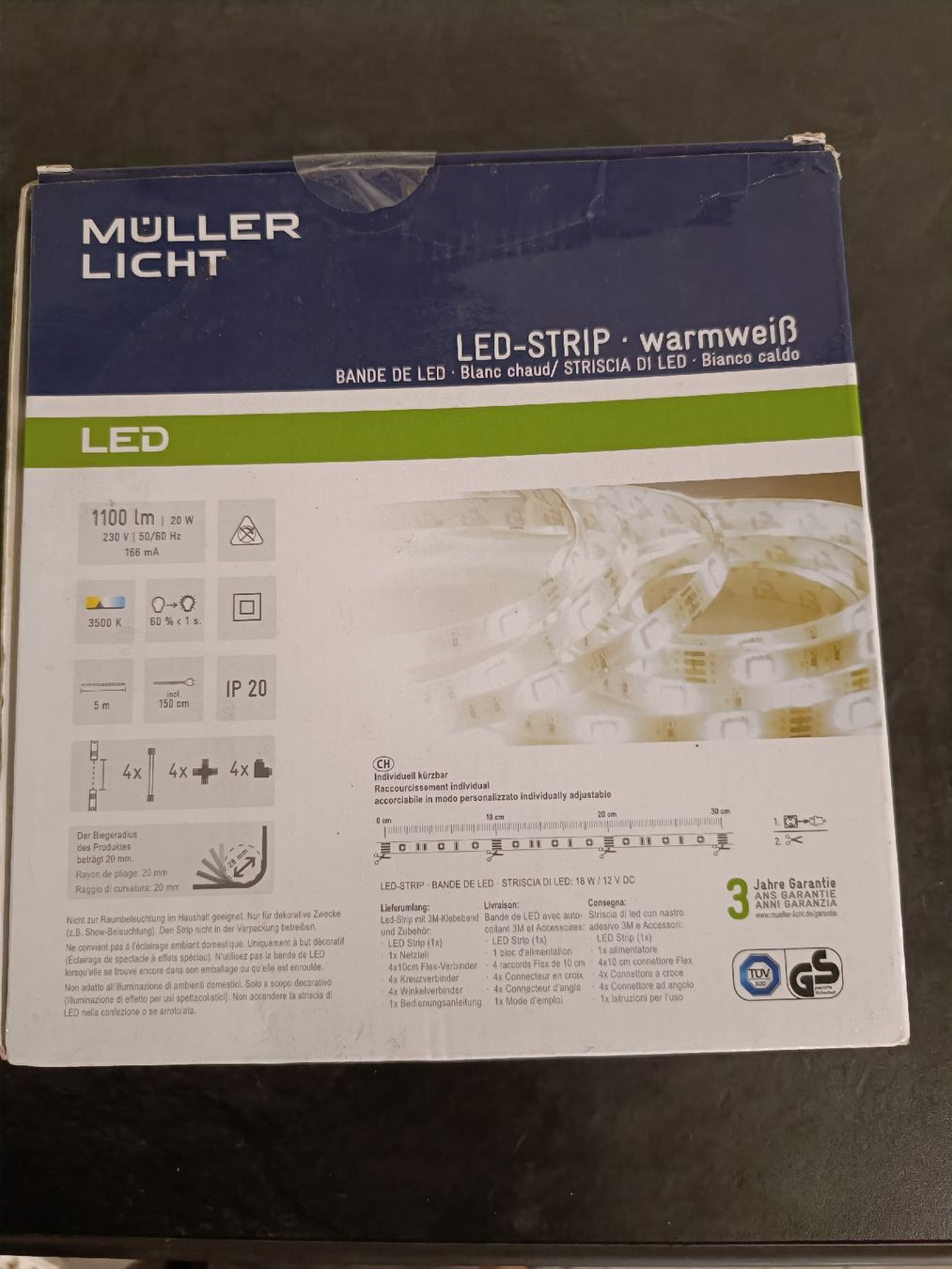Lichterketten & Leisten: Müller Licht LED-Strip, 5m, warmweiss, – Neu und originalverpackt aus Rickenbach LU von cornel66 2