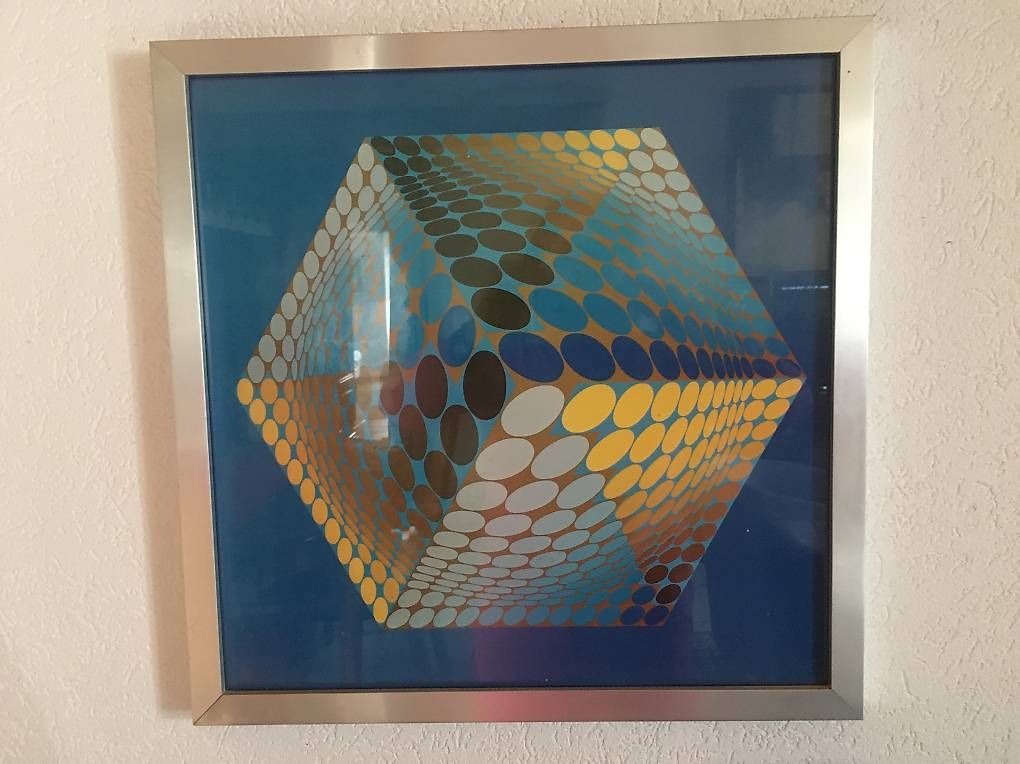 Foto & Immagini: Tableaux Victor Vasarely  – Usato da Enges venduto da Guarajuba01 3