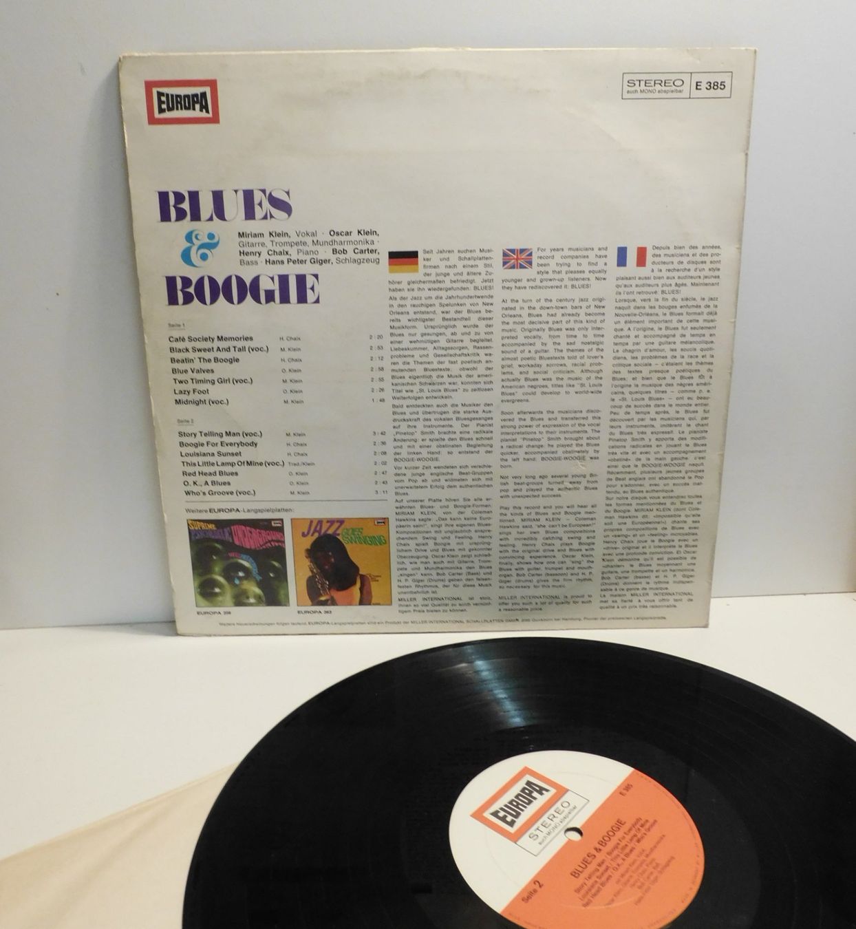 Dischi in vinile: LP Blues & Boogie for Everybody Schallplatte    LP – Usato da Sursee venduto da 76 2