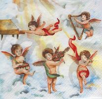 Serviette philharmonic angels (d268) 2Stk.