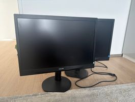 2 Bildschirme Philips 240S