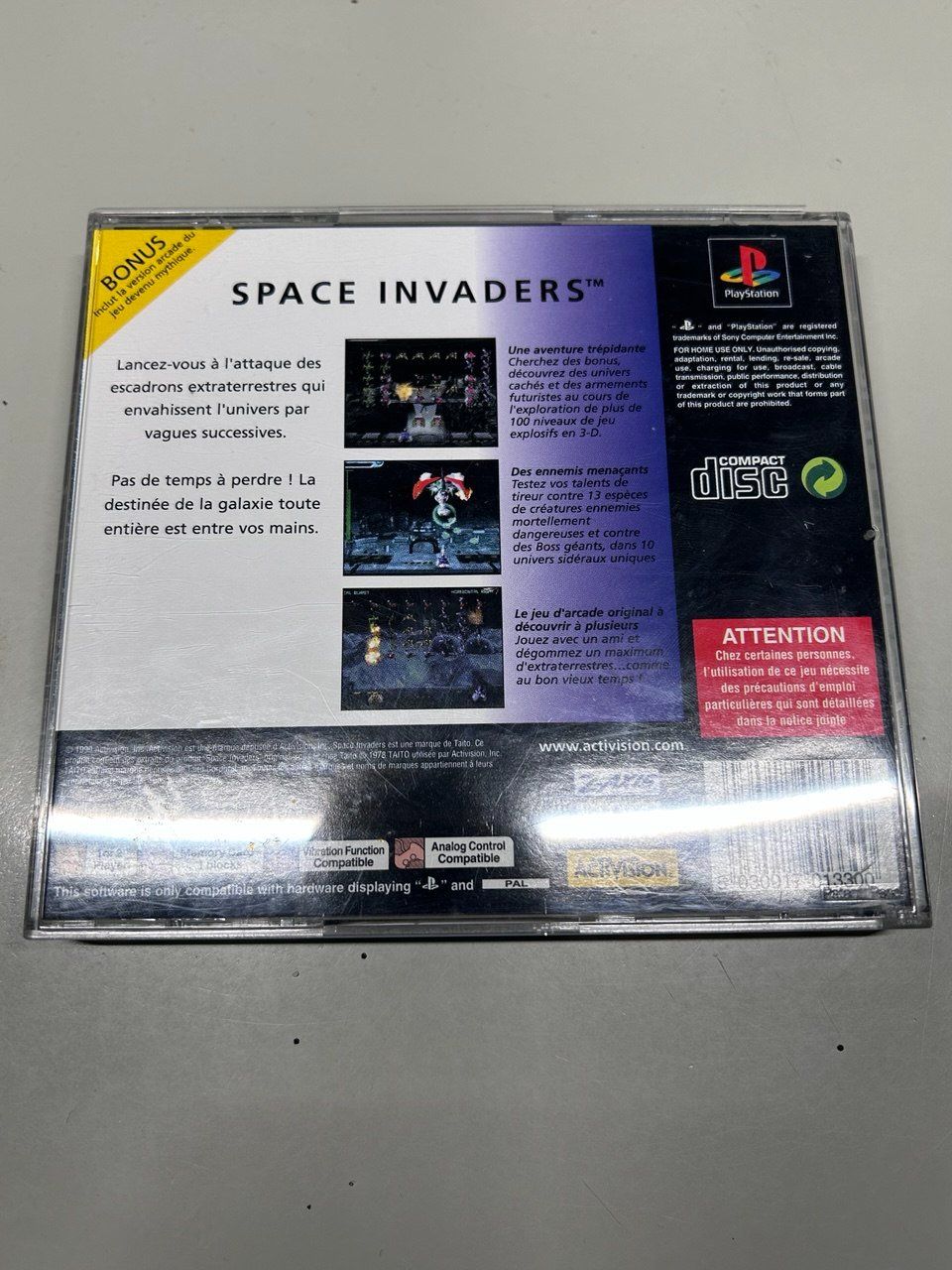 Sony Giochi: Collection Légendes di Space Invaders per PlayStation 1 – Usato da Giubiasco venduto da LorisVale 1