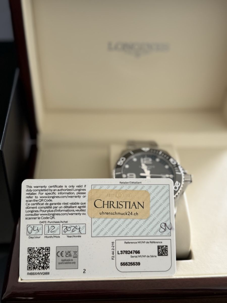 Longines Uhren: Longines HydroConquest Automatik Herren Uhr mit Box und Papi – Gebraucht aus Sulgen von nak_bn56 2