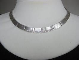 Modernes Designer-Collier Silber 925 Esprit Zirkonia