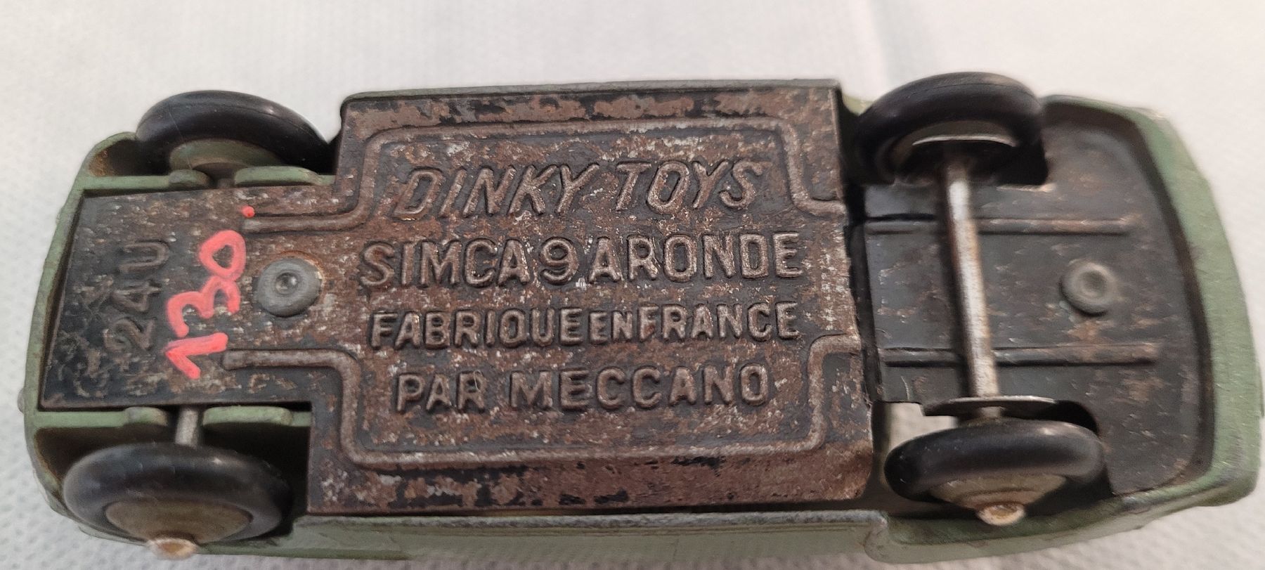 Dinky Toys Modellini d'auto: Dinky Toys Simca 9 Aronde verte, 24U – Usato da Delémont venduto da Forexmi 6