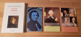 4 Bücher Klassische Musik: Chopin, Haydn & Die Bach-Söhne