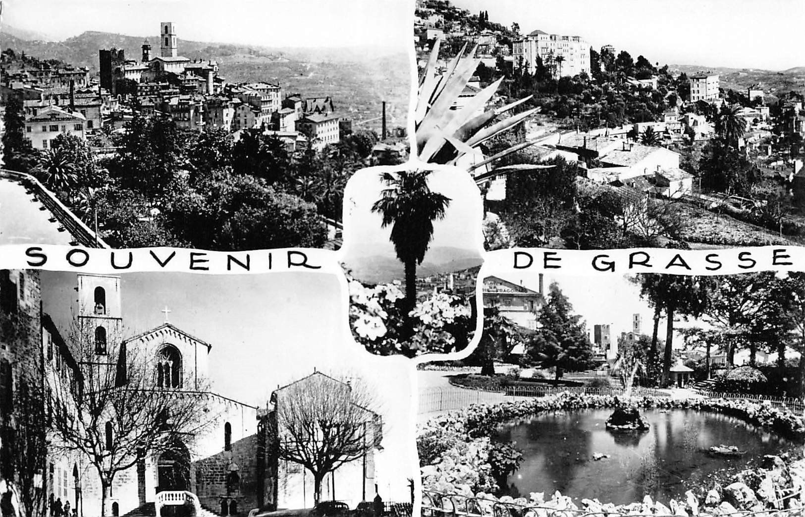 Cartoline postali: 2x Grasse, La Cote d'Azur – Usato da Ottikon b.Kemptth. venduto da Neptun1974 2