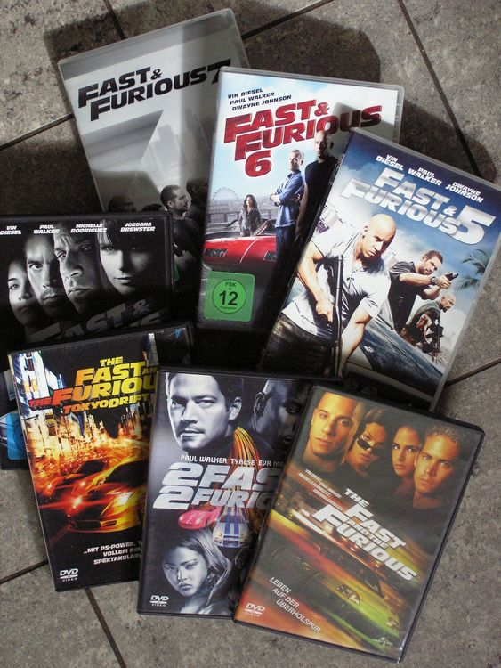 THE FAST AND THE FURIOUS DVD- SAMMLUNG 1 - 7 | Kaufen auf Ricardo