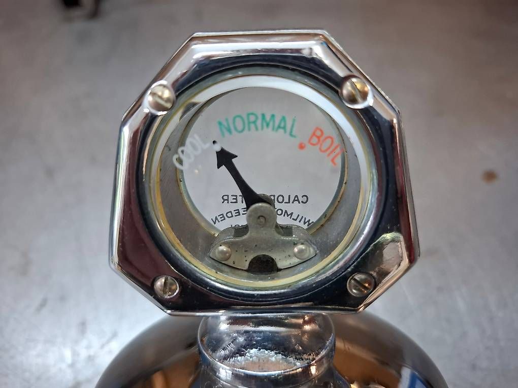 Tutti pezzi di ricambio auto: Calormeter Wilmot Breeden Temperaturanzeige Oldtimer – Usato da Ebmatingen venduto da Moto42 3