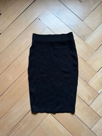AMISU - Jersey Bleistiftrock schwarz 34