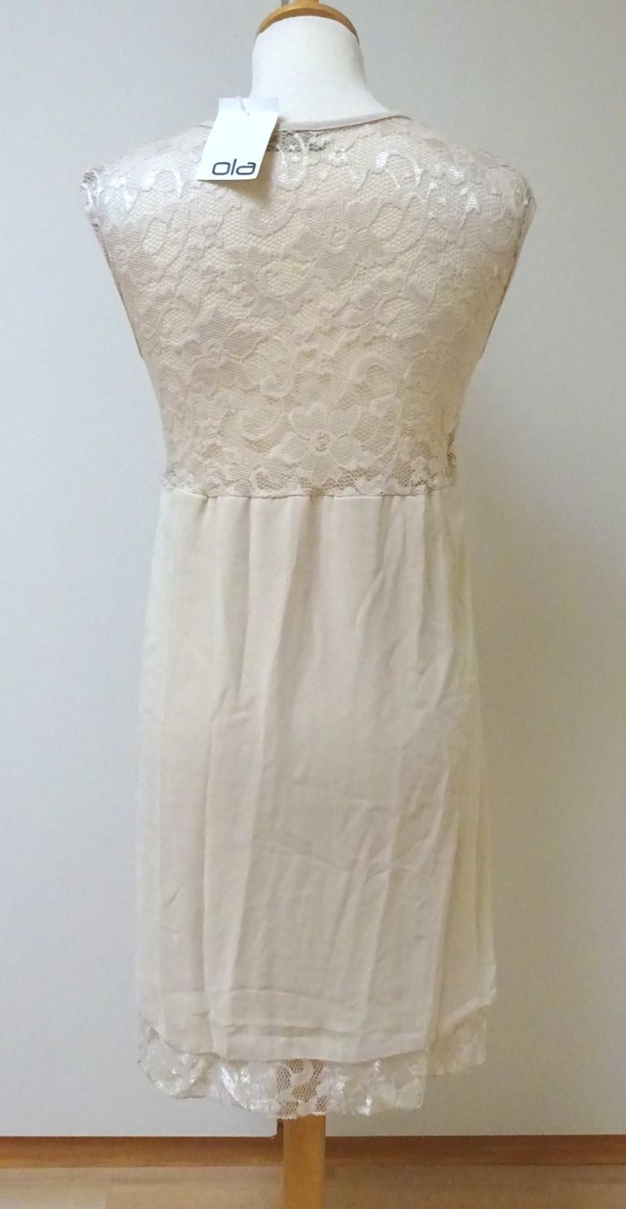 Vestiti: Neues Kleid - Spitze / Chiffon - beige - Grösse M – Nuovo e nell'imballaggio originale da Zofingen venduto da Justizia_01 1