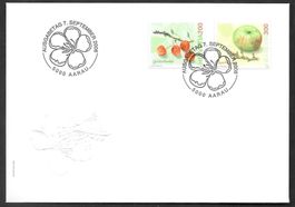 FDC Serie 1207-1208 Alte Obstsorten ET Aarau 7.9.2006
