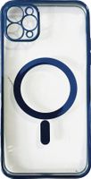 iPhone 13 Pro / Max  - coque cateye avec anneau magsafe Blue