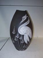 Bodenvase, handverarbeitet, Vintage mit Reiher. (nov428)