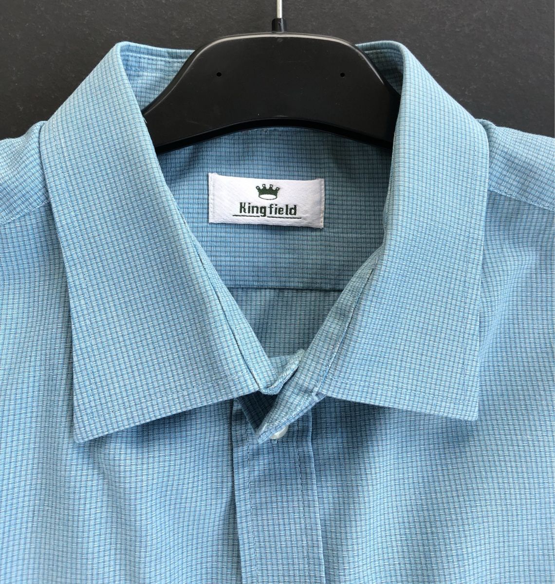 Camicie: Herren Hemd Langarm, Gr 43, 2Stk, blau – Usato da Rothrist venduto da Dluna1 2