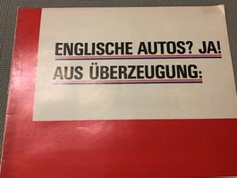 Englische Autos Programm 1985 20 Seiten