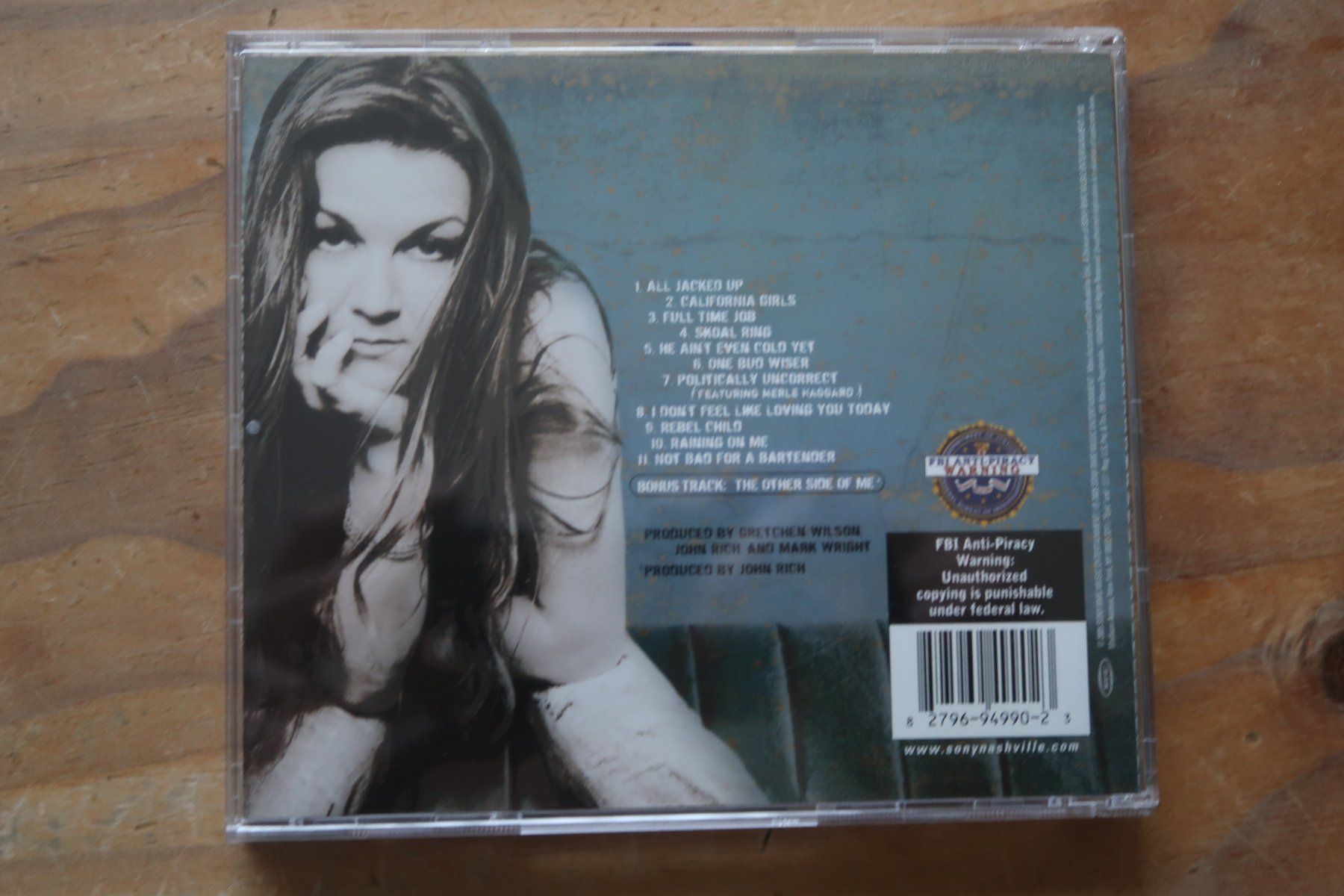 CD: GRETCHEN WILSON - ALL JACKED UP  - CD – Usato da Basel venduto da Patiscat 2
