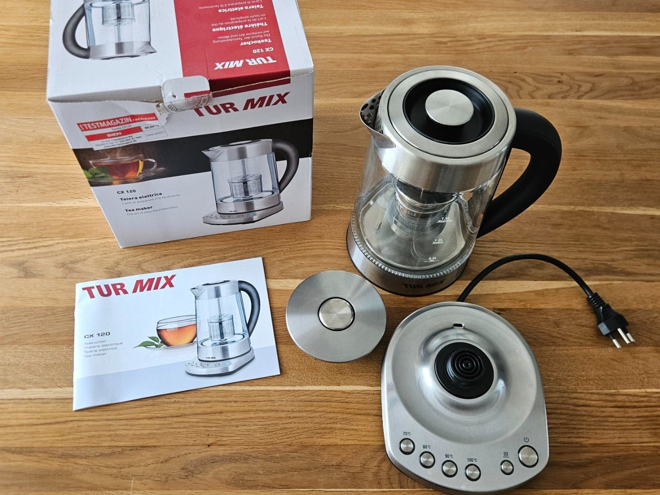 Wasserkocher: TURMIX Teekocher CX120 – Gebraucht aus Brunnen von chief97