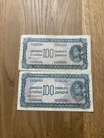 Deux jolie billets de Yougoslavie 1944 TB