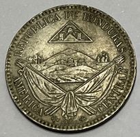 ¼ Real - 	Honduras - 1870