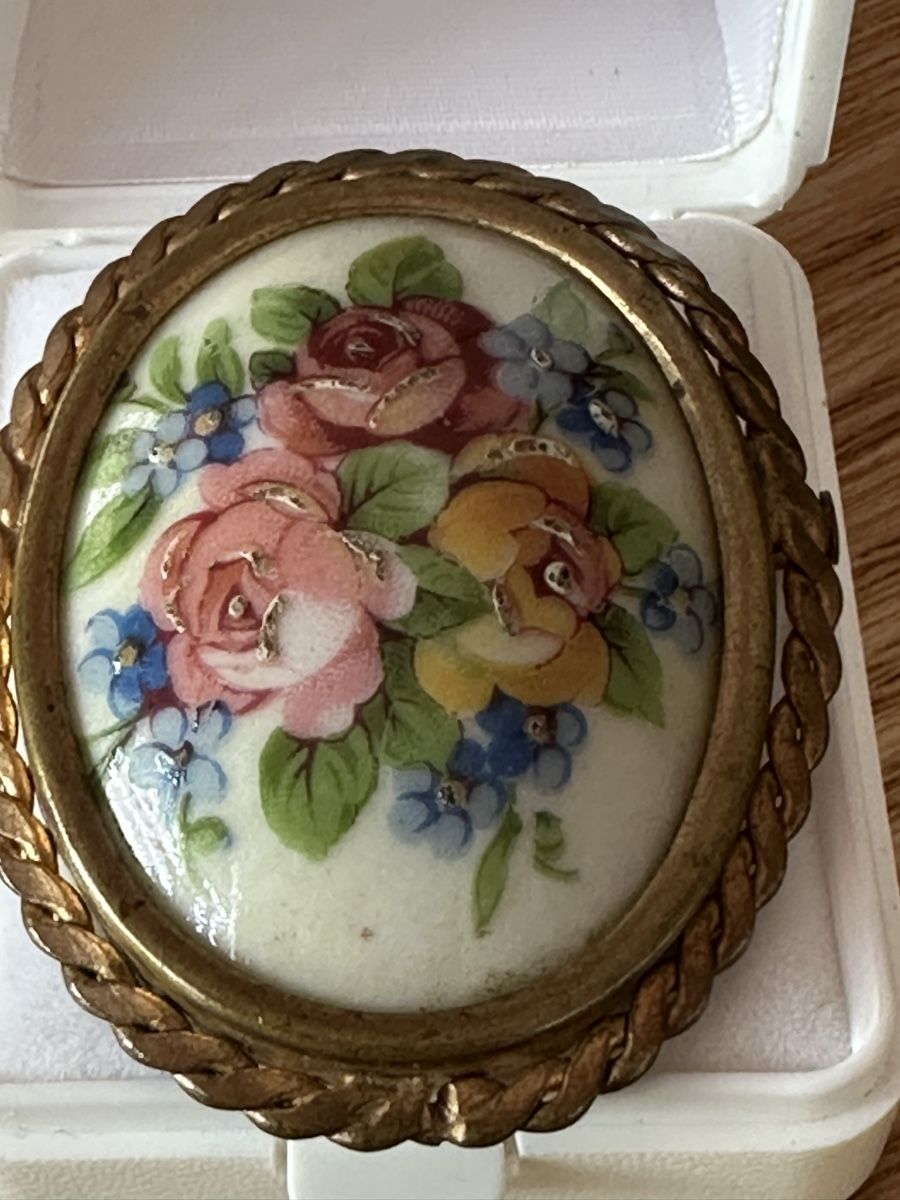 Spille & Fermagli: Vintage Limoges  Brosche – Usato da Herbriggen venduto da Sehrazade 1