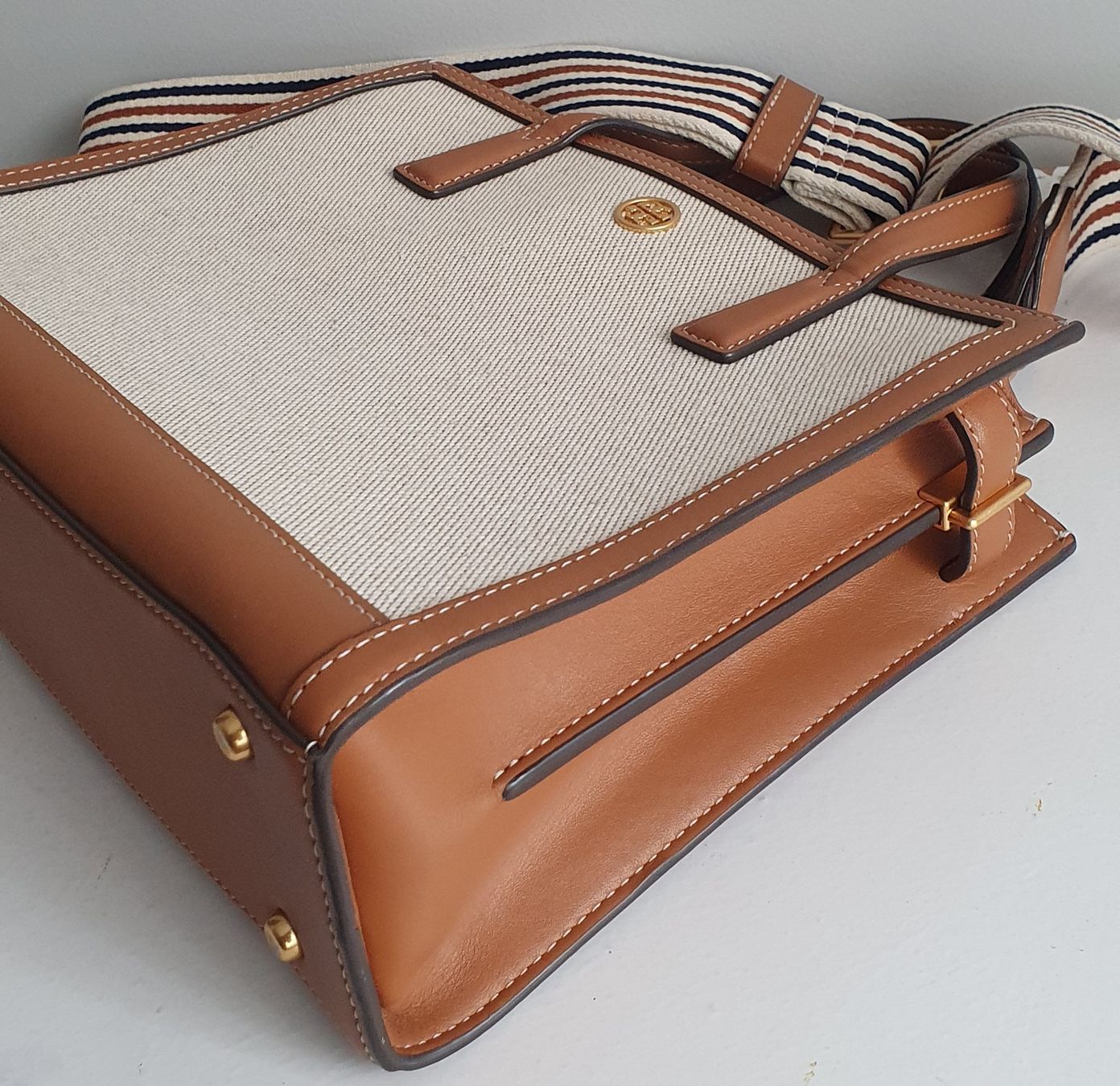 Tory Burch Borse da donna: Tory Burch Tote Bag Textilgewebe Canvas – Nuovo (secondo la descrizione) da Niederteufen venduto da Mira_72 4