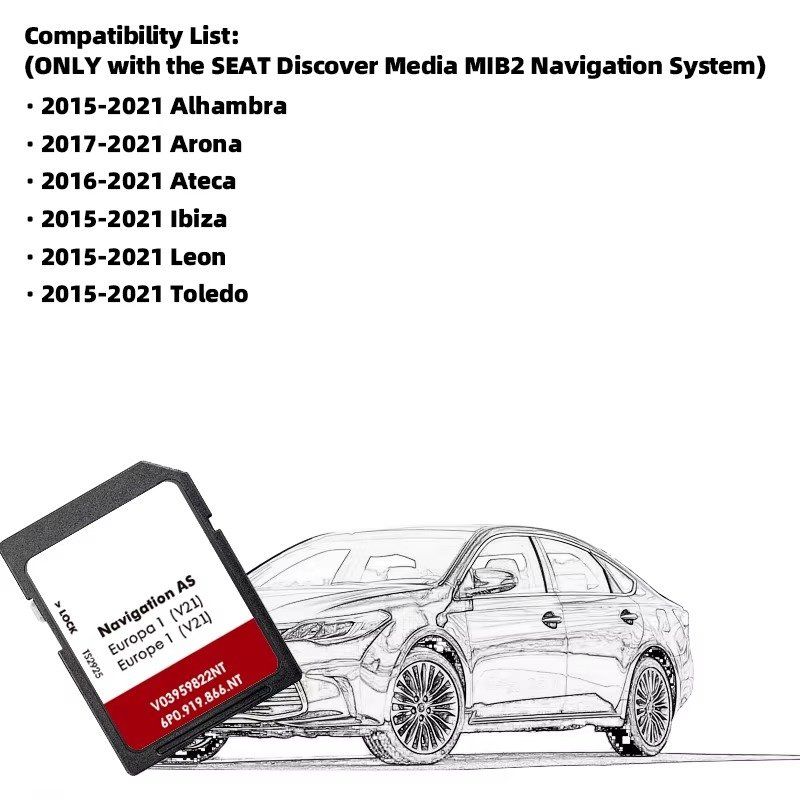 Navigationsgeräte: Seat V22 AS 2026 Navigationssystem Kartenupdate – Neu und originalverpackt aus Unterägeri von RmOnline 1