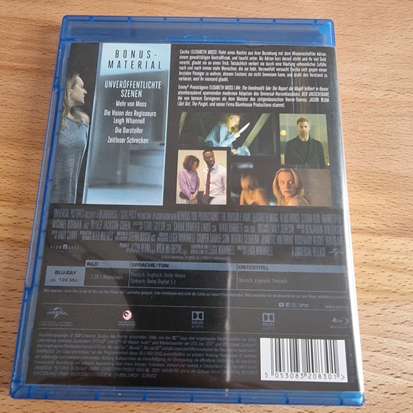 Alle DVDs: Der Unsichtbare, blu-ray – Gebraucht aus Schwarzenbach SG von  1
