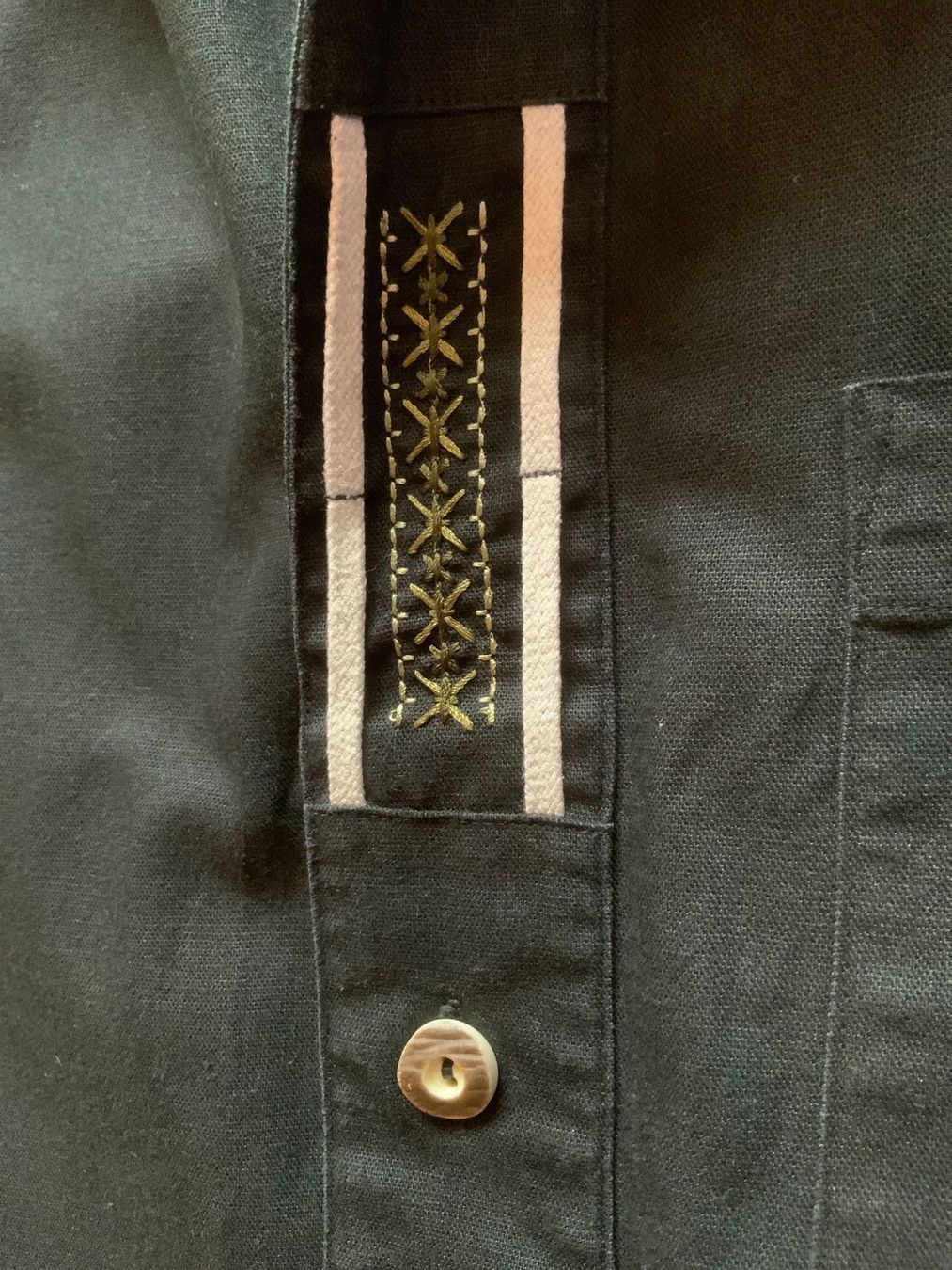 Camicie: Trachten Hemd Herren schwarz Gr. 43 – Usato da Mauren venduto da ducducturi 6