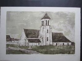 André MINAUX (1923-1986) LITHOGRAPHIE SIGNIERT NUMMERIERT