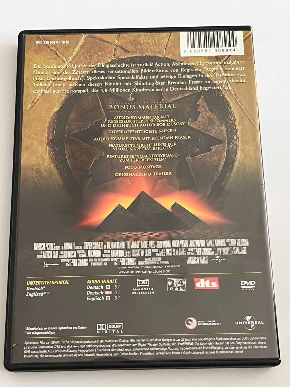 Tutti i DVDs: DIE MUMIE - Teil 1 – Usato da Lohn-Ammannsegg venduto da Gladiator 1