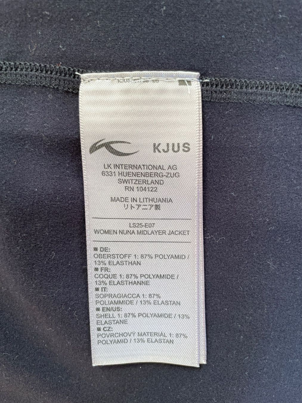 Kjus Jacken: LASSE KJUS Midlayer schwarz Gr. 36 NEU – Neu und originalverpackt aus Hämikon von schneider.petra 7