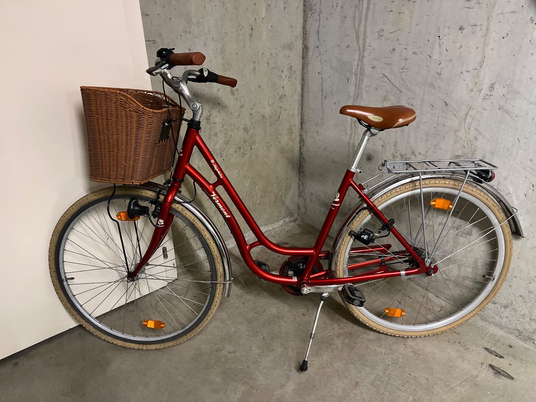 Biciclette: Damen-Fahrrad "Vermont" - mit Korb – Usato da Winterthur venduto da MariedlF