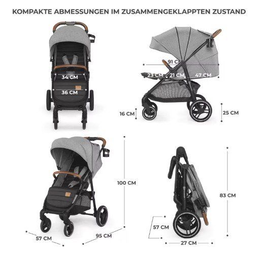 Kinderkraft Kinderwagen: KinderKraft poussette GRADE PLUS GREY : PN: CHF 159.90 – Gebraucht aus Goumoens-la-Ville von cfaIII 4