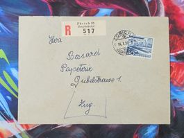CL33 Enveloppe + Timbre Suisse 1958