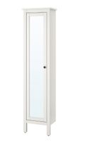 White Tall Cabinet with Mirror New. Never used