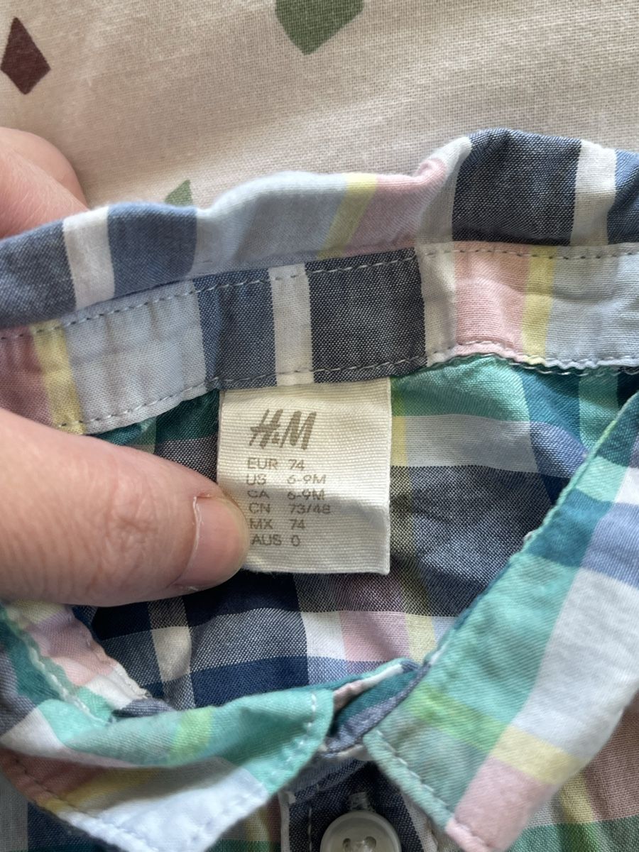H&M Hemden, Tops & T-Shirts: H&M Baby Hemd Gr. 74, Sommerhemd – Gebraucht aus Hirzel von carta9 1