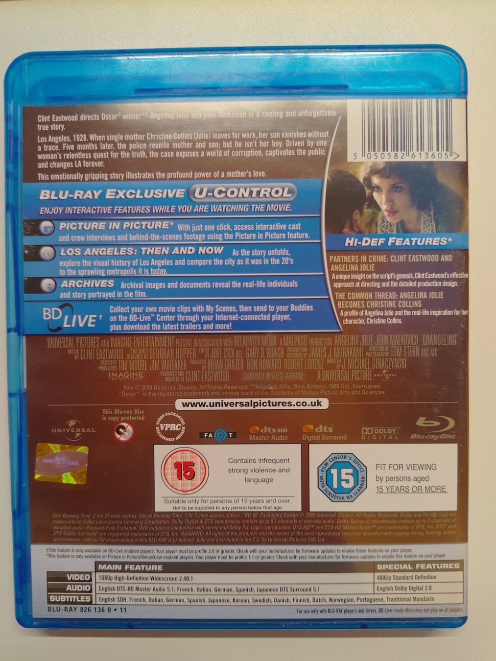 Tous les DVDs: Changeling - Der fremde Sohn – D'occasion à Liestal par Kratzilla 2