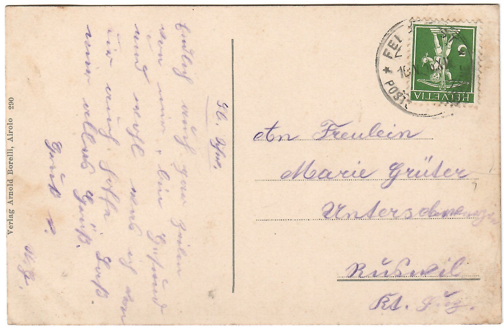 Cartoline postali: Ansichtskarte  Airolo   (Winterkarte) – Usato da Kerns venduto da etma3 1