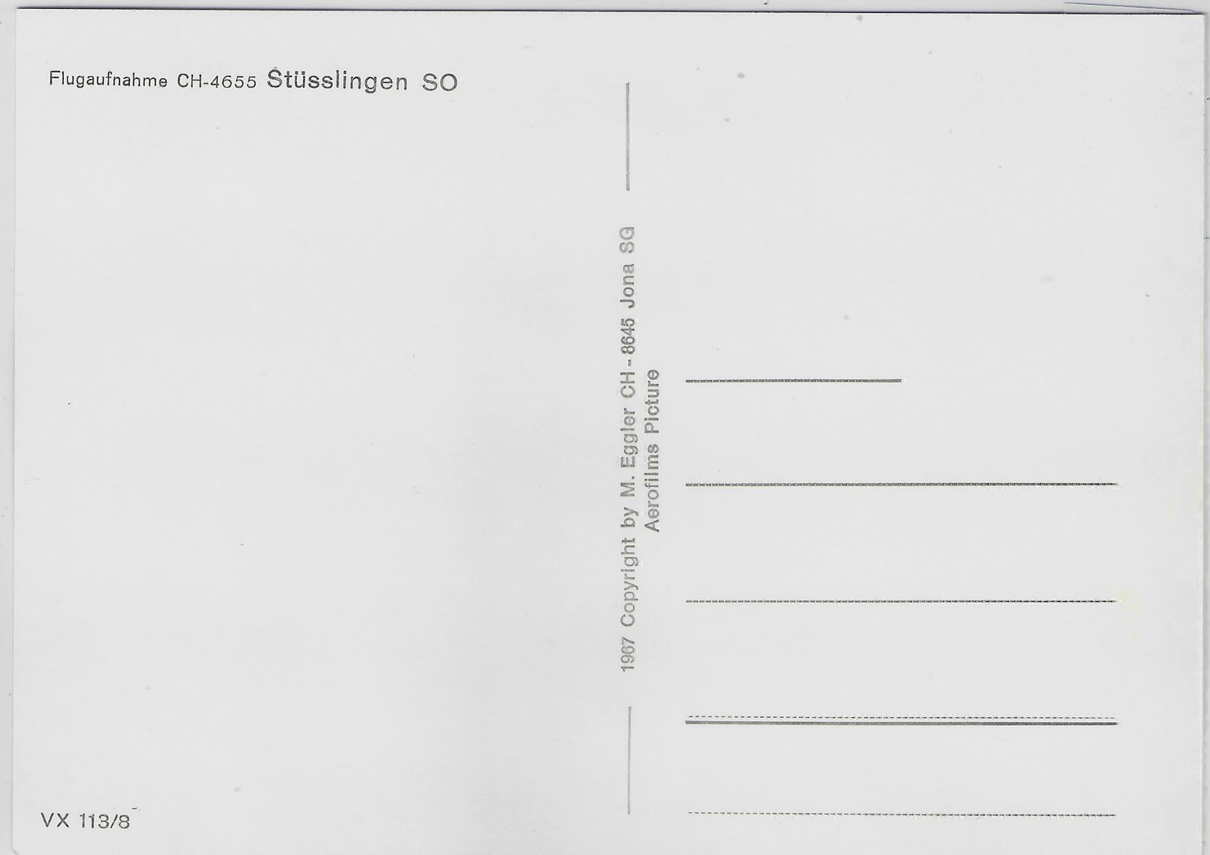 Cartoline postali: Flugaufnahme Stüsslingen SO – Antico da Ettingen venduto da Kartenplanet 1