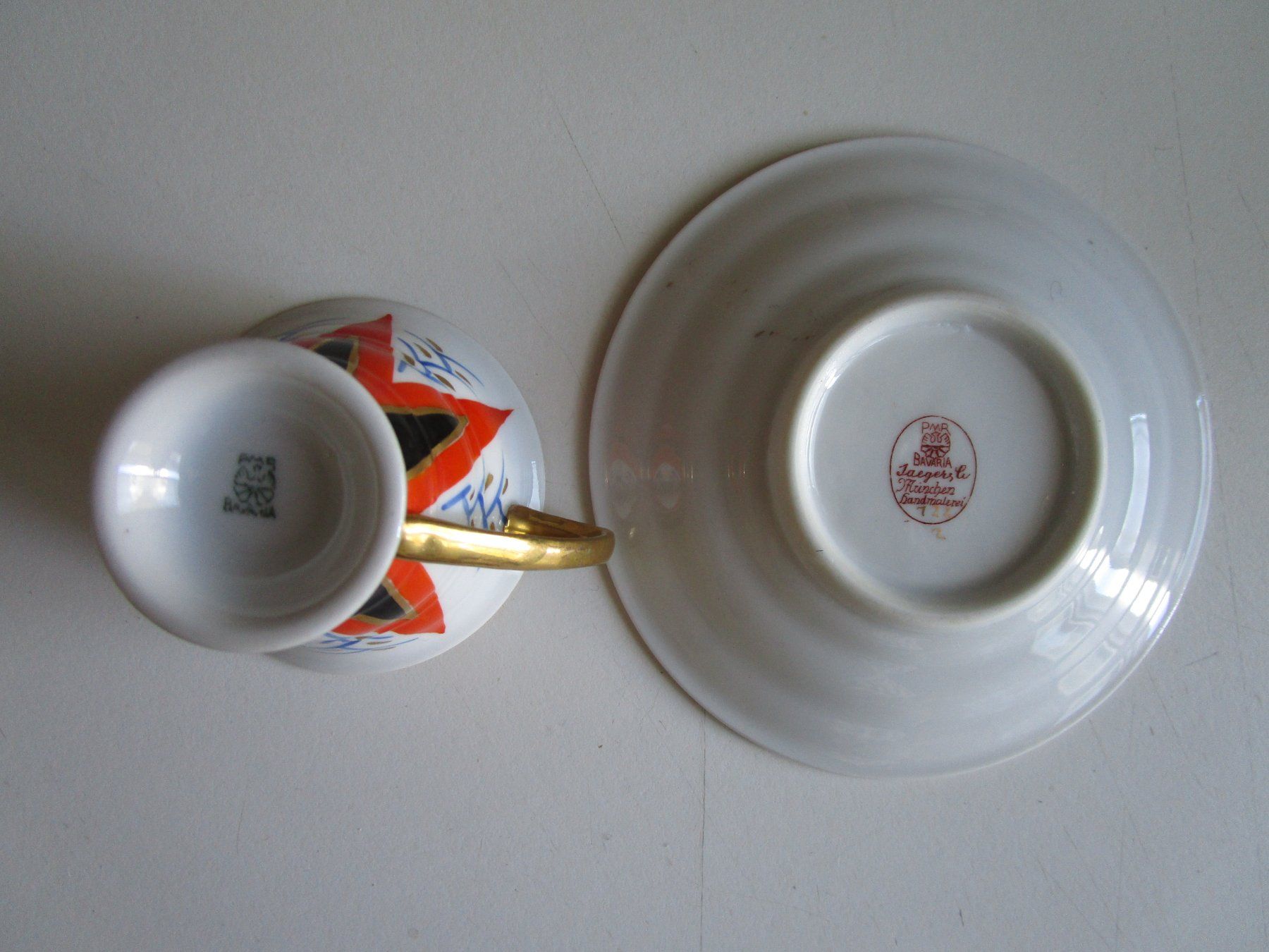 Tazze: Art Deco Moccatasse PMR – Nuovo (secondo la descrizione) da Heimberg venduto da Lupo57 4
