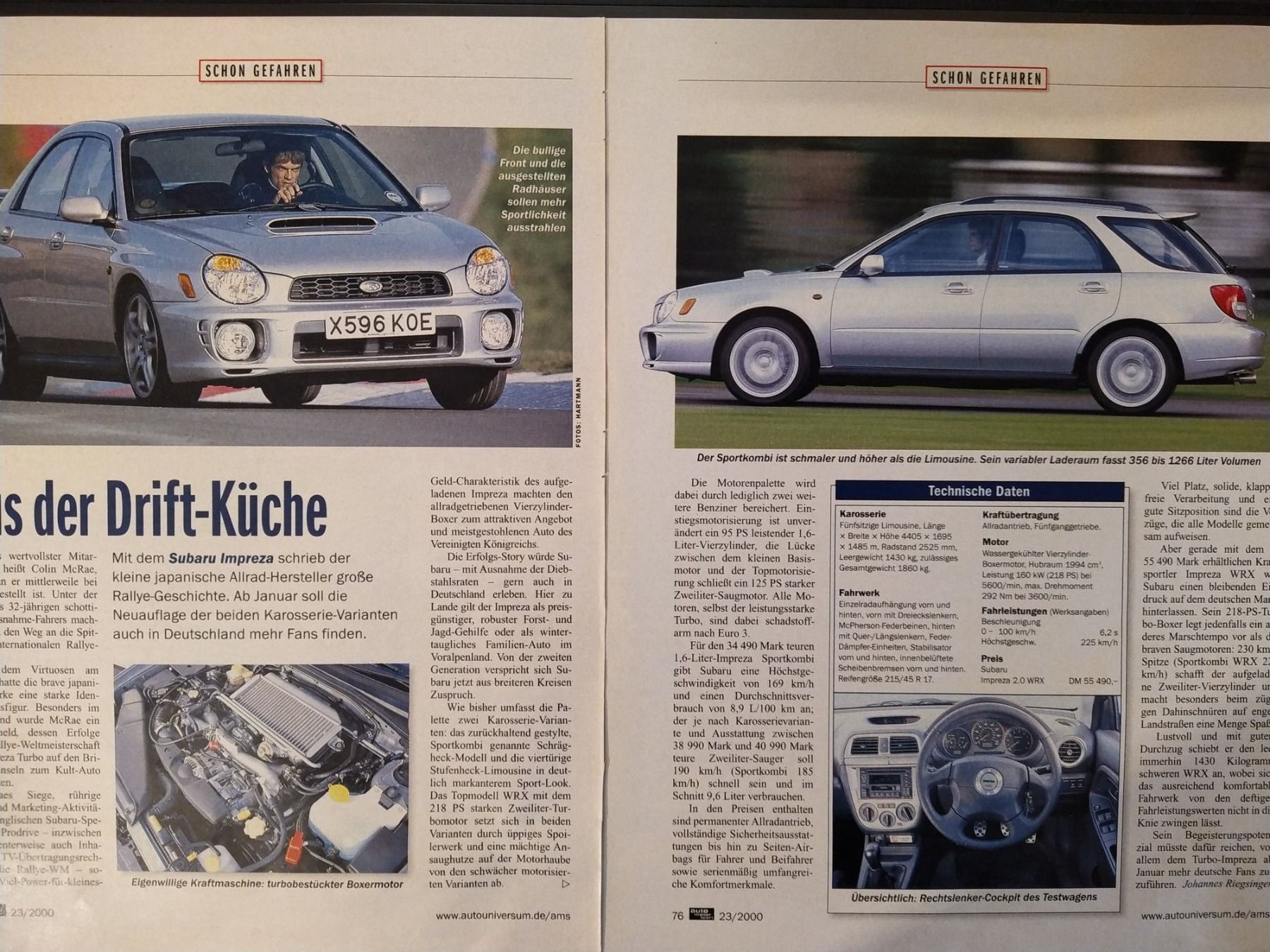 Zeitschriften & Magazine: Bericht Subaru Impreza – Gebraucht aus Bern von micky031