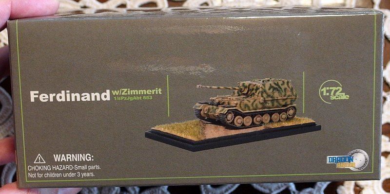 Kit di modellismo & Modellini statici: Dragon Armor Ferdinand mit Zimmerit 653 - Modellpanzer 1/72 – Nuovo e nell'imballaggio originale da Aarau venduto da Zemsi 1